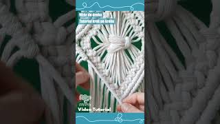 Makrama Tutorial Łapacz Snów macrame dreamcatcher łapaczsnów makrama tutorial [upl. by Refinej]