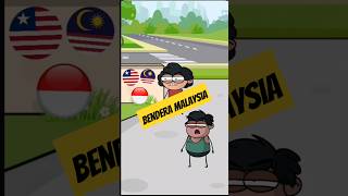 Ucup Menemkukan Bendera Malaysia short cartoon [upl. by Sueaddaht]