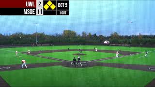 MSOE D2 CLUB BASEBALL Vs UW LACROSSE GAME 1 [upl. by Nylirehs]