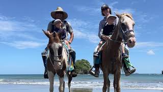 Horseback Ride in Playa Flamingo Costa Rica [upl. by Godwin]