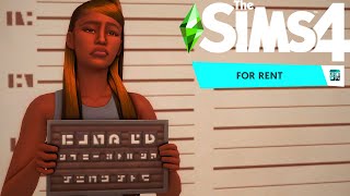 Lets play the sims 4 for rent but my BESTFRIEND went to Jail [upl. by Doll]