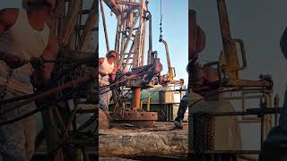 Workover oilfield Rig Drilling rig oil drilling filed tripping oilfield gas [upl. by Latsryc]