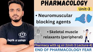 Neuromuscular blocking agents and skeletal muscle relaxants peripheral  pharmacology sgsir [upl. by Belva]