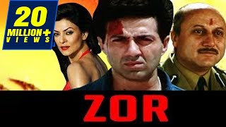 Zor Movie 1998  Full Hindi Movie  Sunny Deol Sushmita Sen Milind Gunaji Om Puri Anupam Kher [upl. by Weslee]