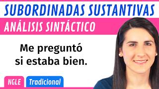 SUBORDINADAS SUSTANTIVAS 🟨 ANÁLISIS Sintáctico de ORACIONES COMPUESTAS [upl. by Raybourne]