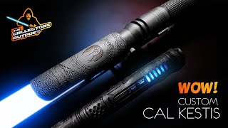 Must see Cal Kestis Custom Lightsaber [upl. by Eicaj]