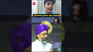 Asaduddin Owaisi speech 🔥  asaduddinowaisi maharashtra aimimspeech majlis youtubeshorts short [upl. by Esidnak]