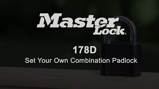 Master Lock 178D Features amp Benefits [upl. by Verity591]