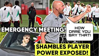 Ten Hag Emergency Meeting Shambles Players Give Up On Season amp Leaks Man Utd Culture Must Change [upl. by Nirroc]