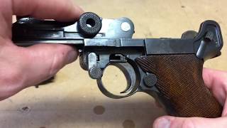 P08 Luger Disassembly [upl. by Rolat126]