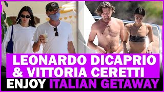 Leonardo DiCaprio and Vittoria Ceretti Enjoy Italian Getaway [upl. by Nashom]