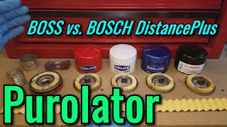 Purolator Oil Filters Cut Open  vs BOSCHFRAM [upl. by Marnie]