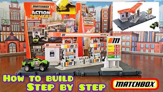 How to Build Step by Step the Matchbox Action Drivers Gas Station matchbox [upl. by Pergrim]