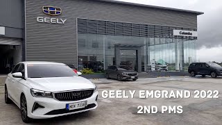 Geely Emgrand 2022 2nd PMS [upl. by Alamat]