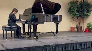 Piano Performance by Rahul Mallick at the 2024 CAPMT 1 Piano Festivals [upl. by Arramas572]