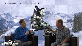 2014 Tecnica Cochise 90 Mens Ski Boot Overview by SKISCOM [upl. by Dee]