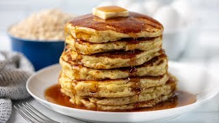 How to Make Easy Oatmeal Pancakes [upl. by Elayor774]