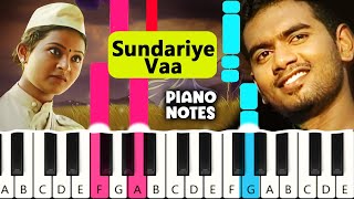 Sundariye Vaa Piano Notes  Blacktunes Piano  Online Piano Tutorial [upl. by Pauline]