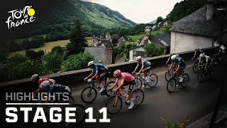 Tour de France 2024 Stage 11  EXTENDED HIGHLIGHTS  7102024  Cycling on NBC Sports [upl. by Lrem]