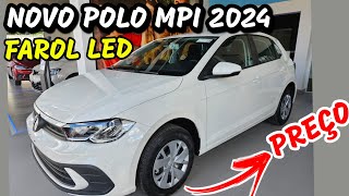 NOVO POLO MPI 2024 PREÇO ATUALIZADO MELHOR QUE ONIX LT 2024 [upl. by Ariait115]