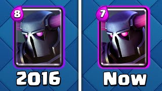 Pekka in 2016 vs Now  Clash Royale [upl. by Cleon]