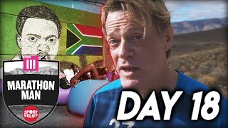 Day 18 Back To The City  Eddie Izzard Marathon Man [upl. by Bartholemy]