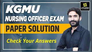 KGMU Paper Solution  KGMU Today Exam Memory Based Paper  KGMU Exam Paper Analysis amp Answer Key [upl. by Roda882]