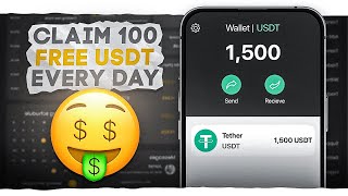 How to Claim 100 Free USDT Every Day amp Withdraw Instantly [upl. by Airamahs720]