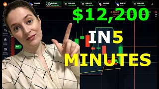 12200 in 5 Minutes  Excellent IQ Option Strategy [upl. by Obrien]