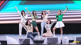 직캠FANCAM 230506 오마이걸OH MY GIRL 던던댄스 Dolphin 살짝설렜어 틱톡  하동 세계 차 엑스포 [upl. by Eseryt23]