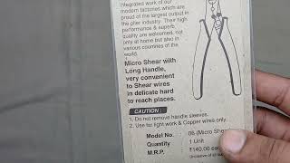 Multitec Nipper Cutter  Micro Shear  06  Review with Price [upl. by Jereld663]