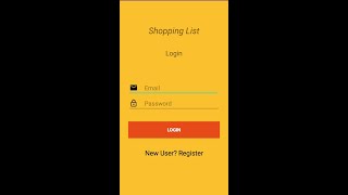 Shopping List App Part 1 [upl. by Skell]