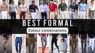 Latest Formal Shirt Pants Colour Combination For MenMen’s Fashion 2022formal [upl. by Estele]