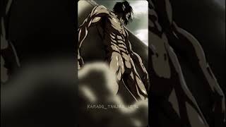 Attack titan eren AOT Shinzowasasangeo erenyeager [upl. by Arhoz640]