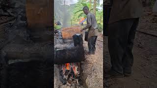 Bituminous Carpeting Road Work  কার্পেটিং রোডের কাজ travel work bitumen Road travelvlog [upl. by Bultman]