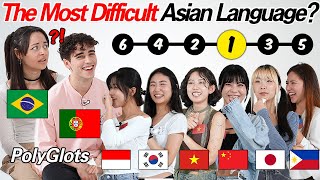 Chinese vs Vietnamese Polyglots rank as the most difficult language to learn in Asian countries [upl. by Kram]