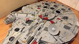 LEGO Star Wars UCS Millennium Falcon 75192 LIVE Build [upl. by Gronseth]