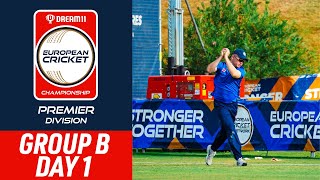 🔴 Dream11 ECC Premier 2024  Group B Day 1  6 Oct 2024  Live European Cricket [upl. by Harlamert]