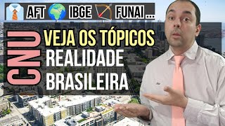 OFICIAL Conheça os Tópicos de Realidade Brasileira que Estarão no Concurso CNU [upl. by Stephana]