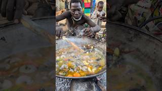 Wow See how Hadza cooks their favorite food middle of nowhere ‼️😲😋hadzabetribe food [upl. by Colet]