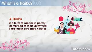 Haiku Poems  Definition Format and Examples [upl. by Yrocej]