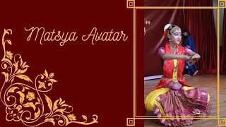 Narayan Narayan  Matsya Avatar  10th Anniversary Dashavatar  Bharatanatyam [upl. by Ailecra]