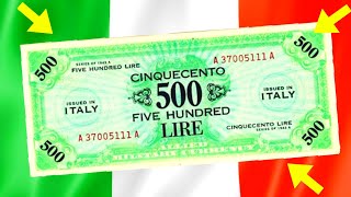 BANCONOTE ITALIANE le LIRE RARE di VALORE  curiosità numismatica [upl. by Fidole32]