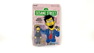 Super7 Sesame Street ReAction Guy Smiley with Muppet Bread Review [upl. by Eirojam]