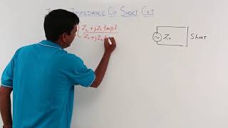 Input Impedance of Short Circuit [upl. by Yenor85]