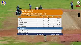 PEARCITY CHAMOINSHIPS8  BLACK CAPS vs GUTS N GLORY CRICKET CLUB [upl. by Ailahtan791]