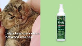 Pet Deodorizing Spray  Lively Clean [upl. by Surtimed]