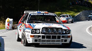 Lancia Delta HF Integrale EVO Goup A Details Start up and Track action [upl. by Ahsam]