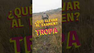 ¿Qué llevar al examen de TROPA tropaymarinería fuerzasmilitares ejercitoespañol [upl. by Novehc531]