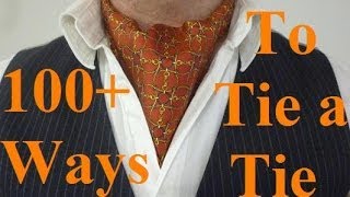 How to Tie an Ascot or Cravat without it coming undone The Day Knot [upl. by Sucram170]